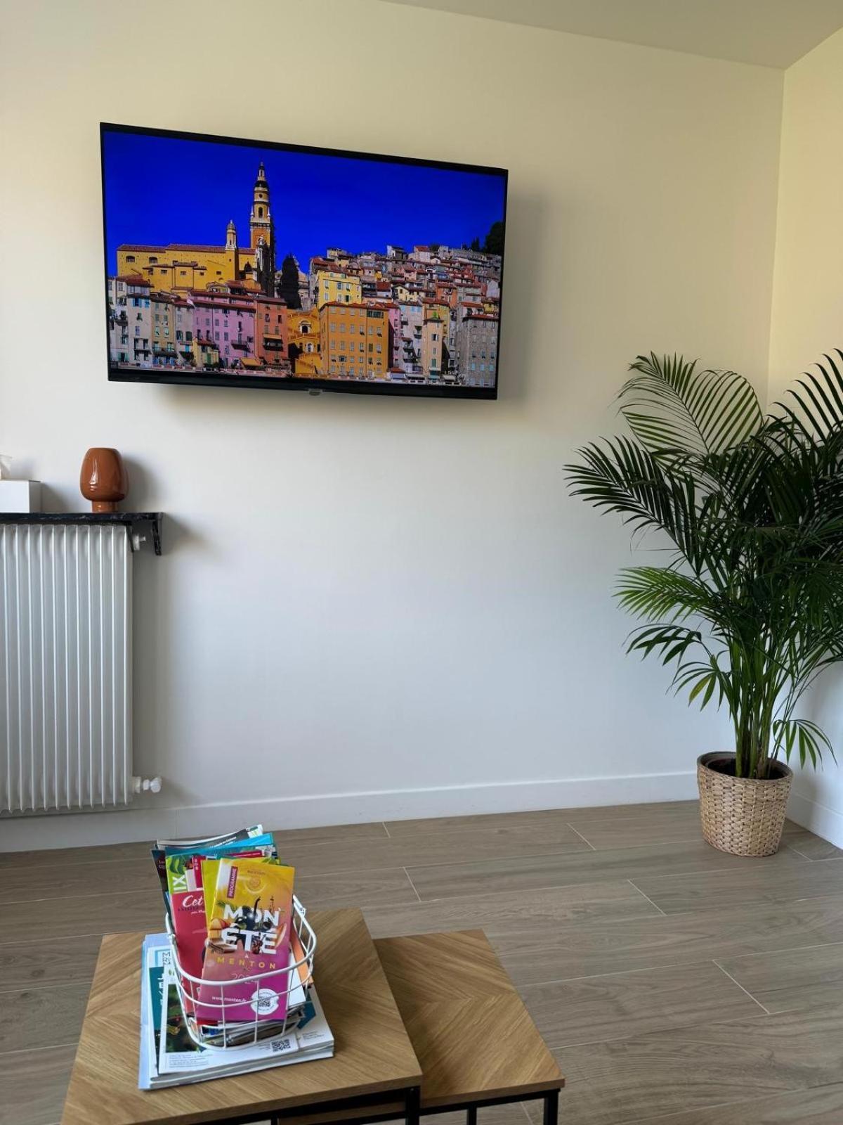 Appartement Moderne Refait A Neuf - 4 Couchages - Mentone Esterno foto